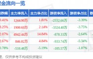 股票行情快报：生意宝（002095）8月14日主力资金净买入1244.90万元