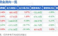 股票行情快报：蓝海华腾（300484）1月16日主力资金净买入605.18万元