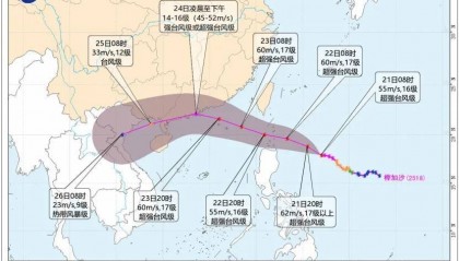 “桦加沙”将影响华南 广东发布提醒：做好巨灾防御准备