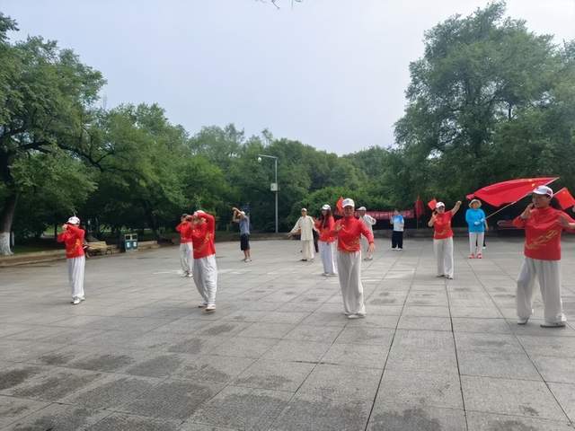 哈尔滨市呼兰区丹桂飘香太极团队“以拳寄情”献礼党的生日