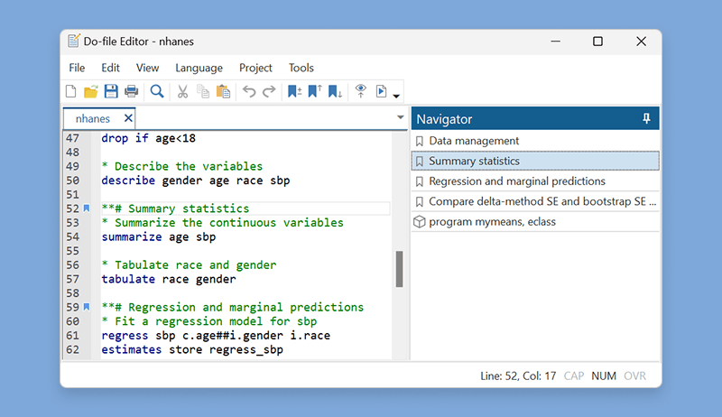 Stata —数据统计分析软件包